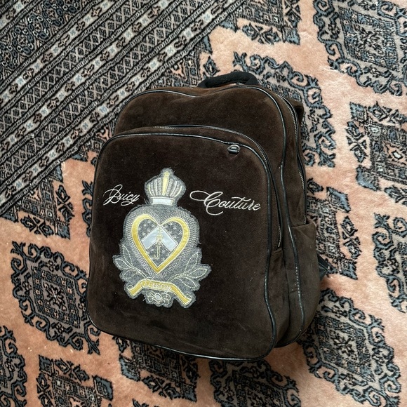 Juicy Couture Bags Vintage Brown Velvet Large Juicy Couture